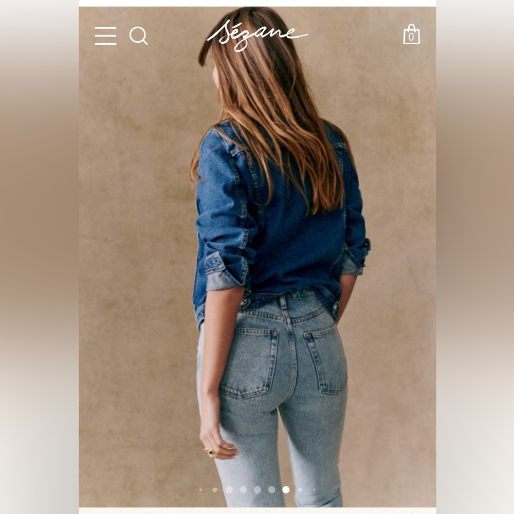 Sezane Brut Sexy jeans size 36 (US Small)
